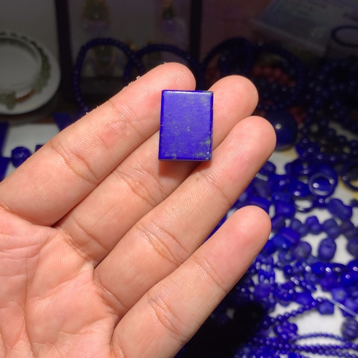 先***工青金石未镶嵌方牌