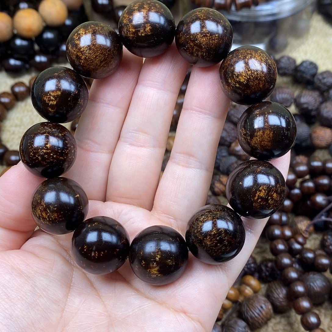 浮***沉贡木手串/手链2.0巴布亚新几内亚贡