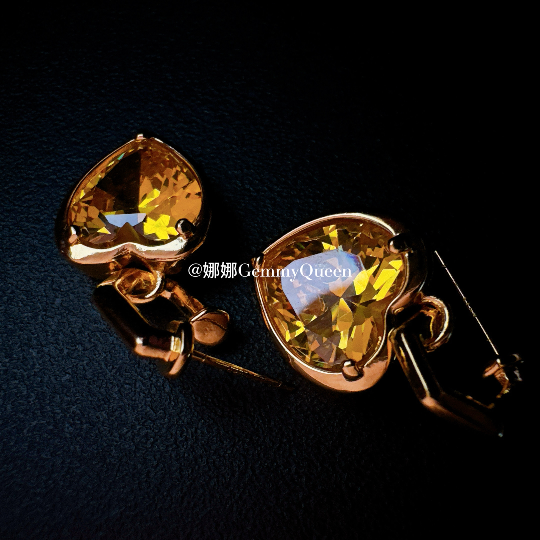 铜合金合成锆石耳饰 娜娜GemmyQueen耳环GQ05548