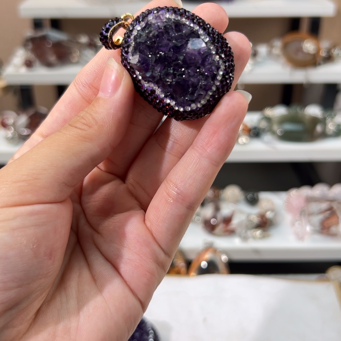 水晶手链合金民***师手串