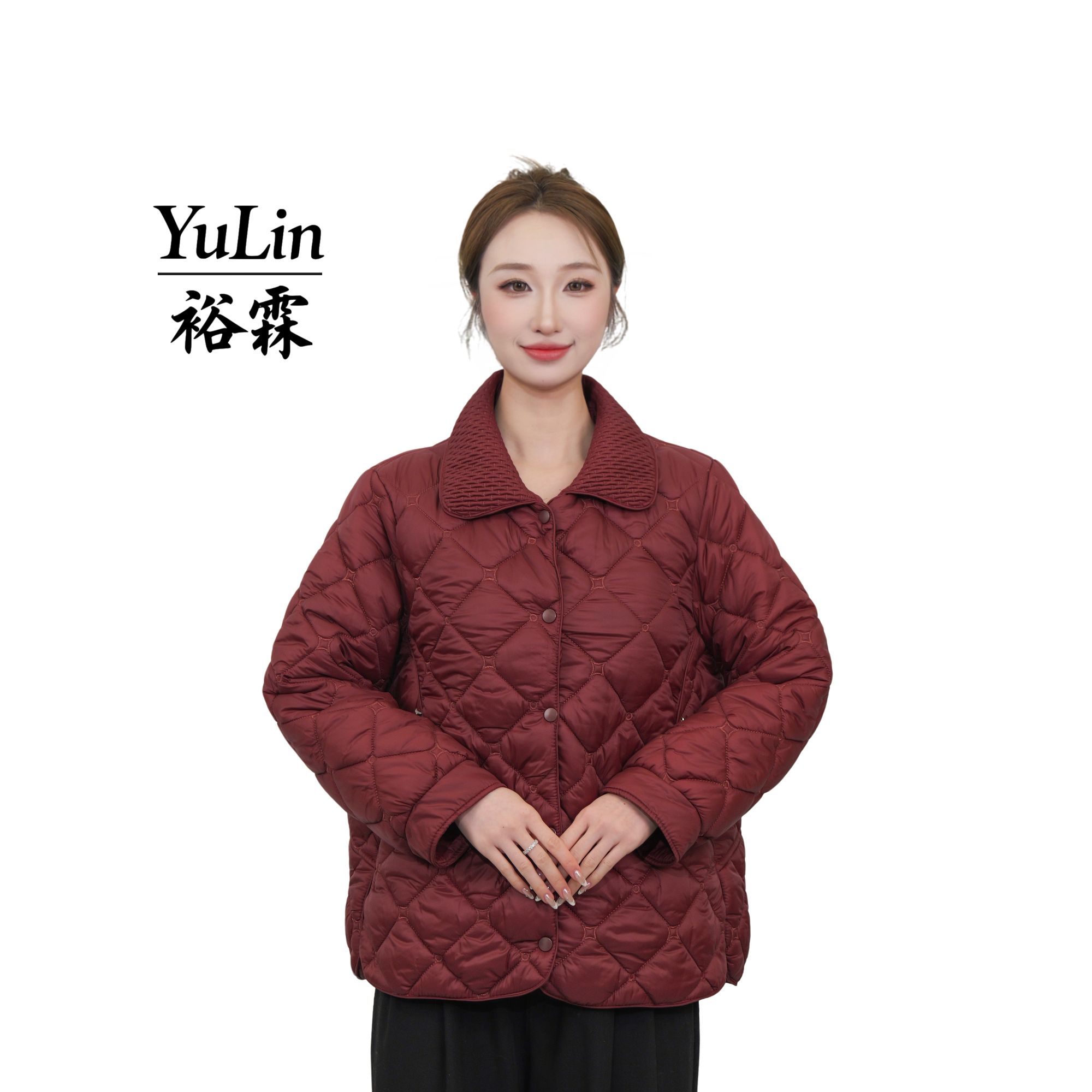 妈妈冬装洋气棉衣中年女装新款棉服中老年过年服装保暖棉衣外套