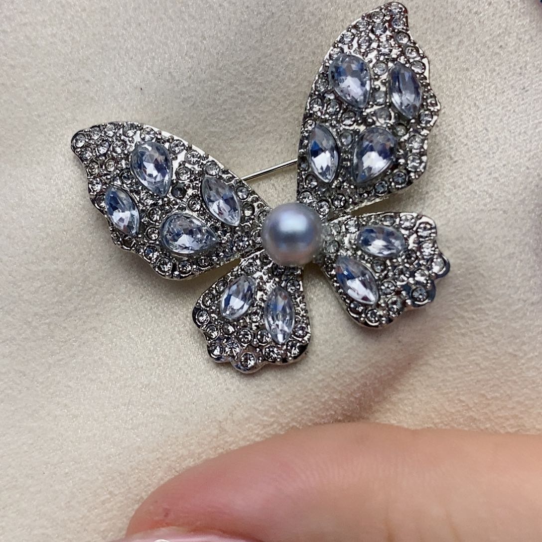 【闪购商品】海水珍珠胸针未镶嵌56
