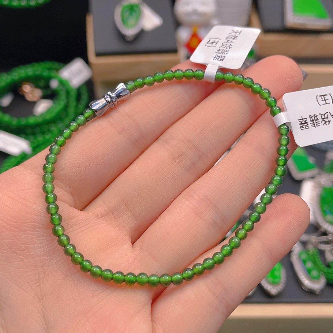 翡翠颈饰未镶嵌锦**程手链卡3