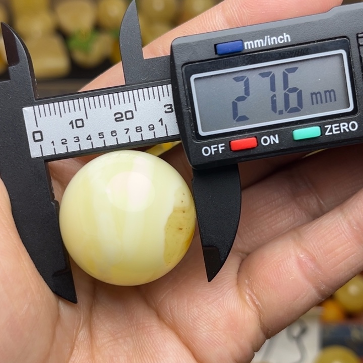 蜜蜡未镶嵌珠宝奇石天然蜜蜡散珠微瑕一粒179