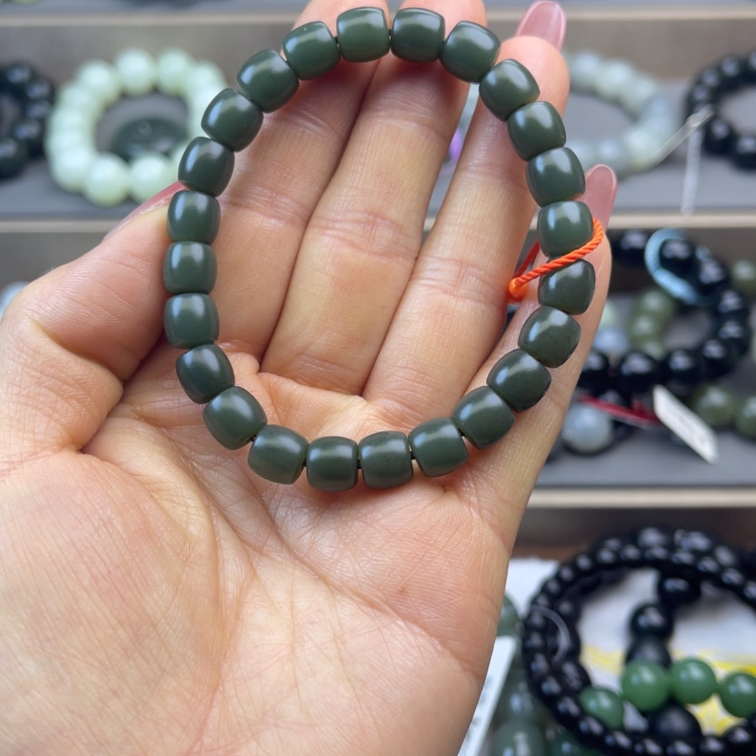 和田玉手链未镶嵌