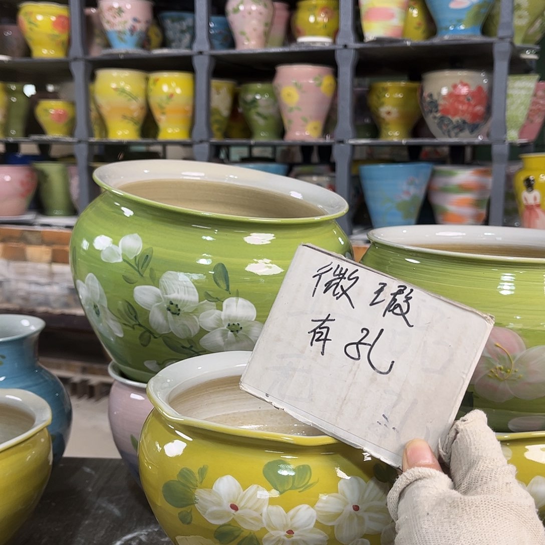 景德镇陶瓷花盆花盆