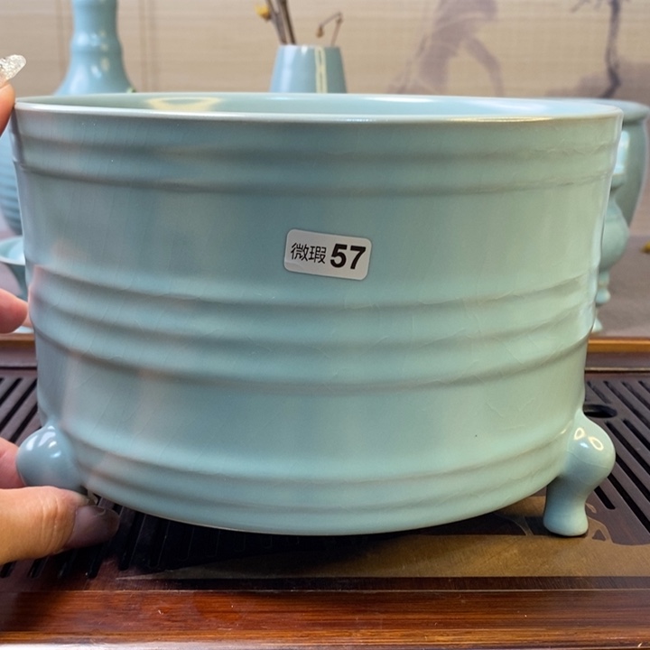 原产地汝瓷大炫纹微