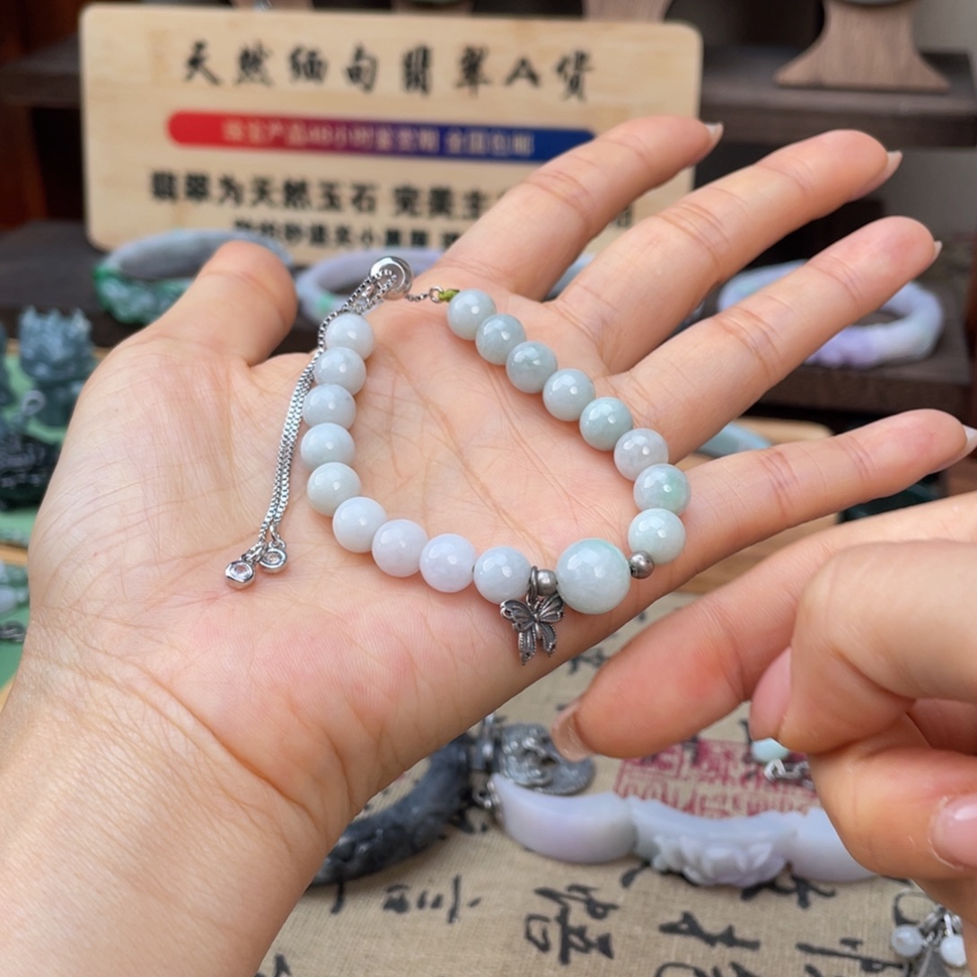 未镶嵌手链翡翠手链