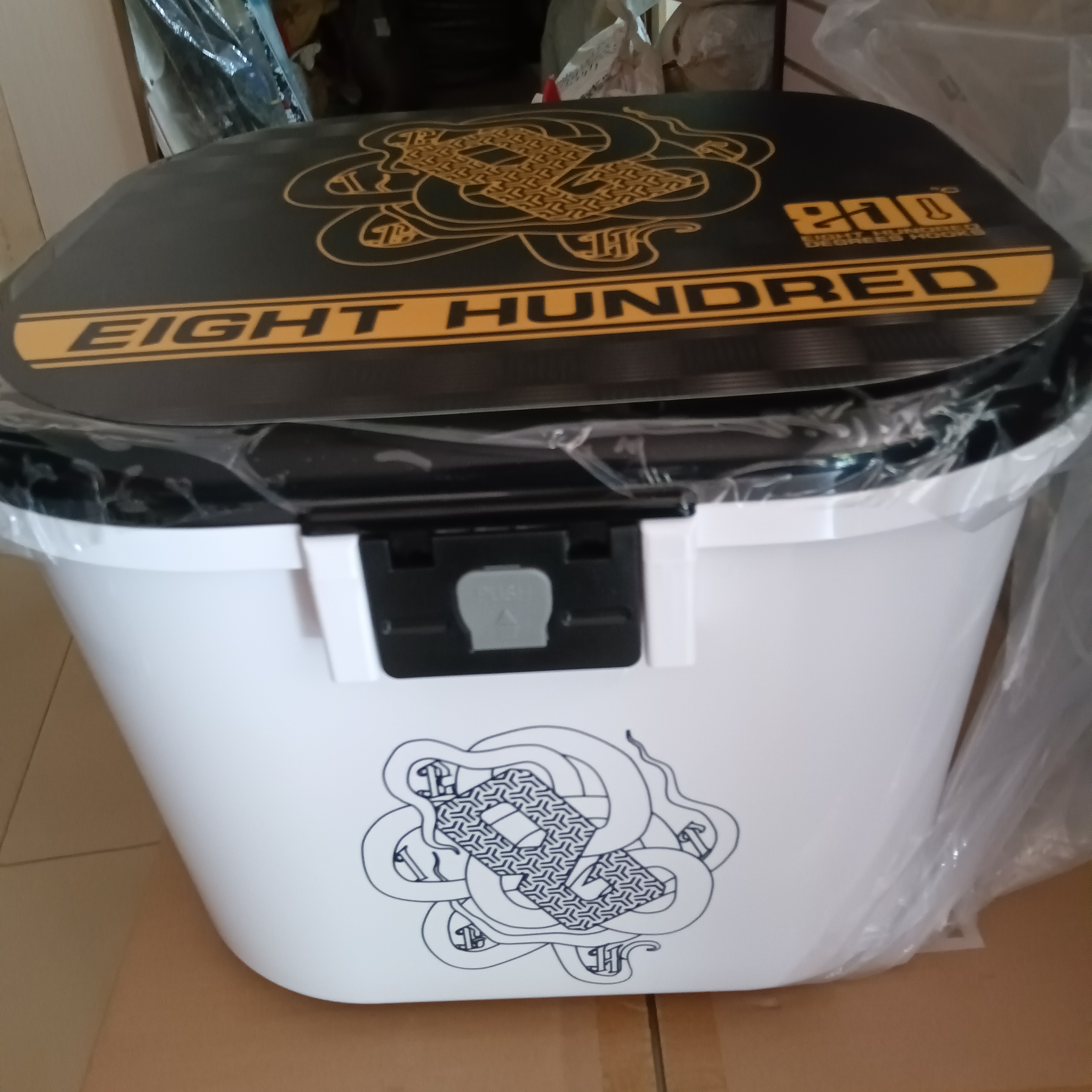 800度800度新款白色巨无霸开饵桶五件套