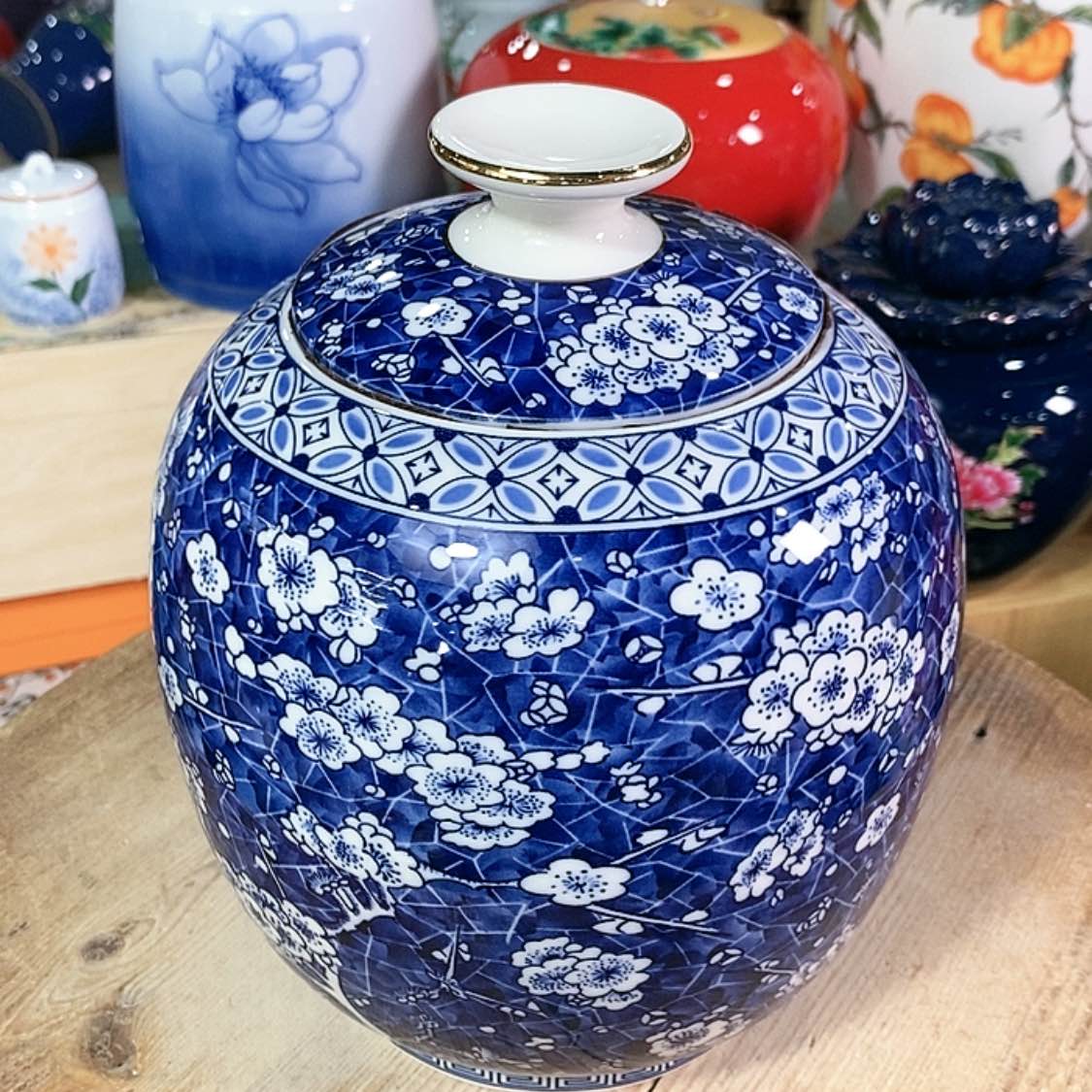 【闪购商品】瓷片陶瓷茶叶罐密封罐