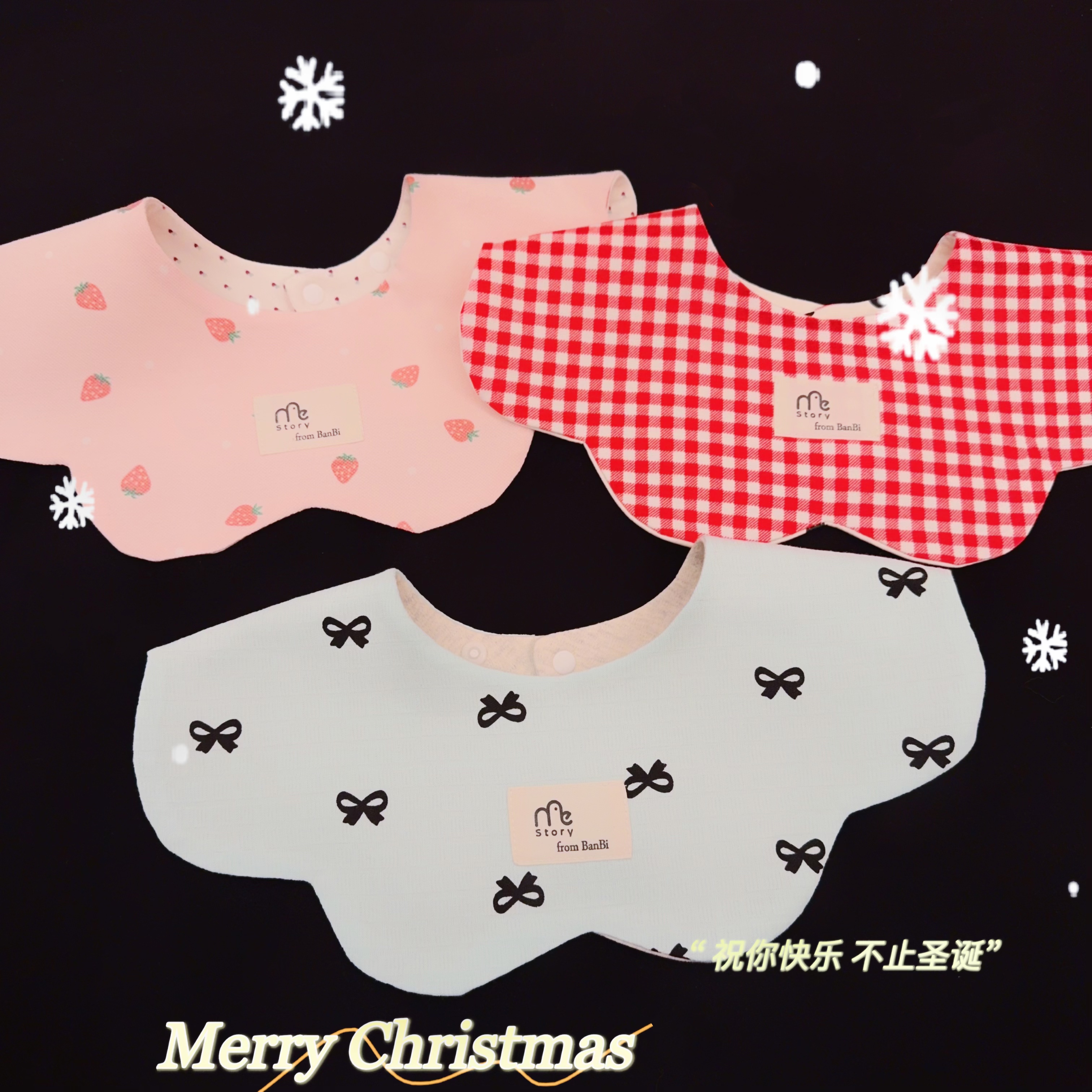 韩版秋冬季婴幼儿口水巾360双面可旋转围兜宝宝可爱百搭棉质围嘴