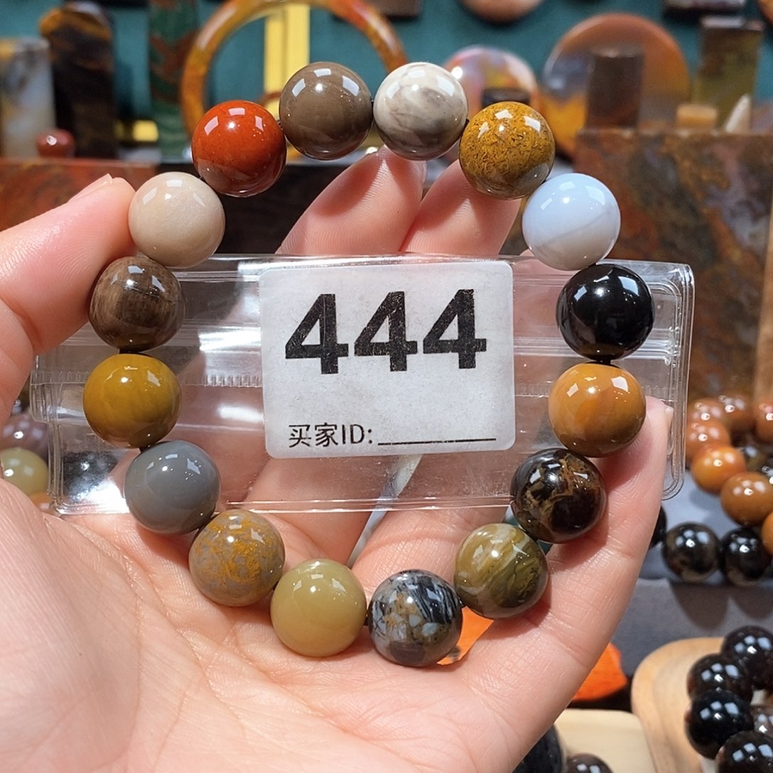 硅化玉天然北票硅化玉手串未镶嵌天然北票硅化玉手串