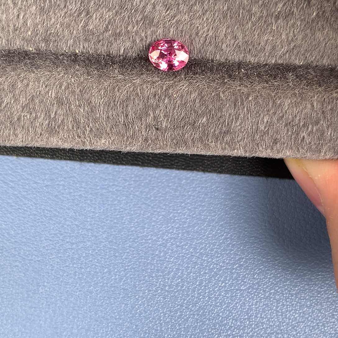 蓝宝石裸石未镶嵌1.03 斯里兰卡无烧帕帕拉恰