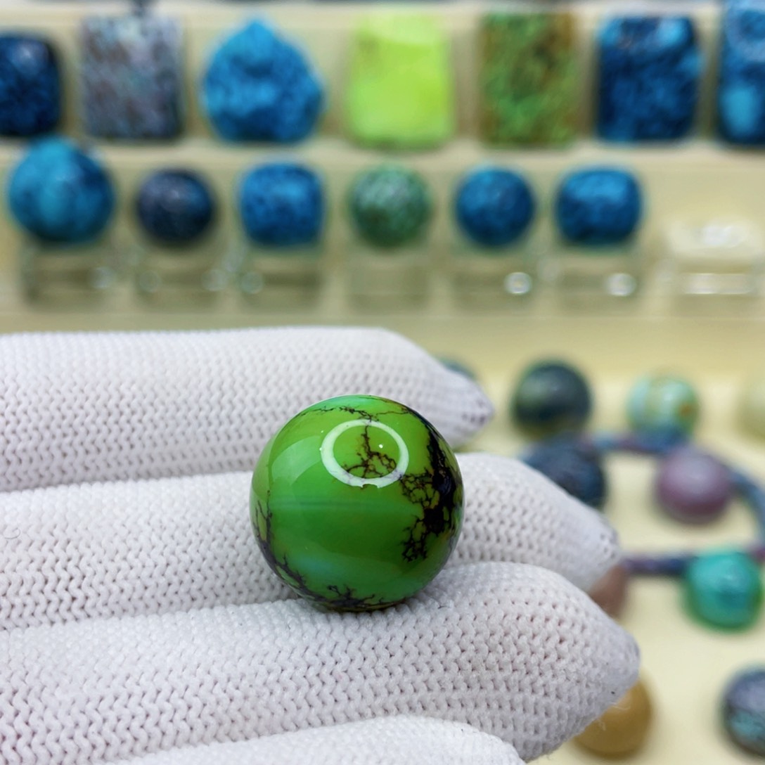 未镶嵌绿松石颈饰尺寸卡17.3