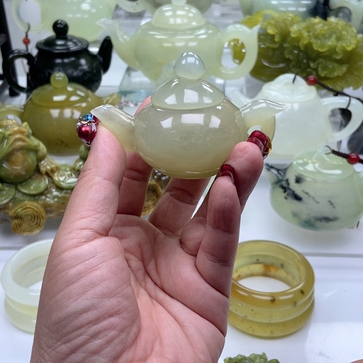 蛇纹石玉手链未镶嵌