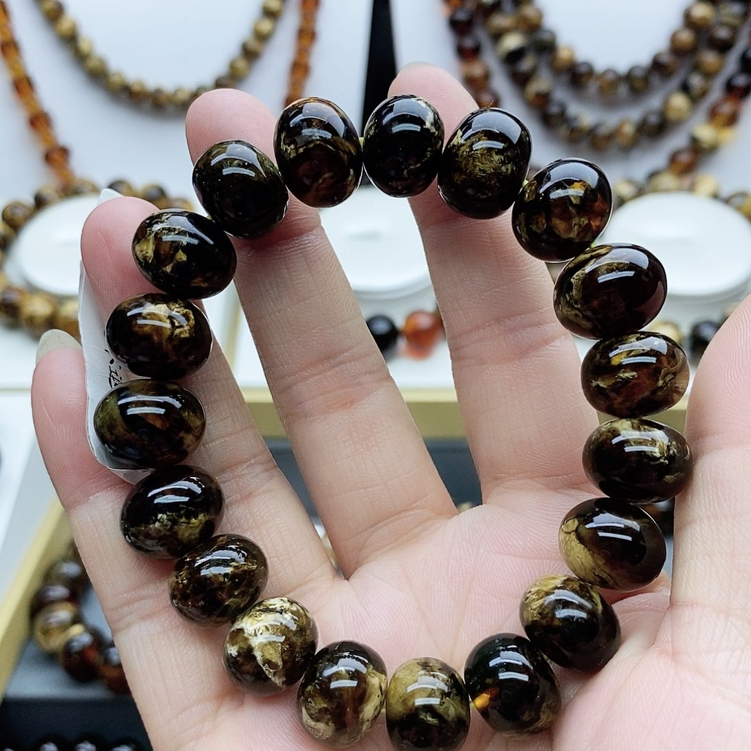 琥珀手链未镶嵌琥珀13