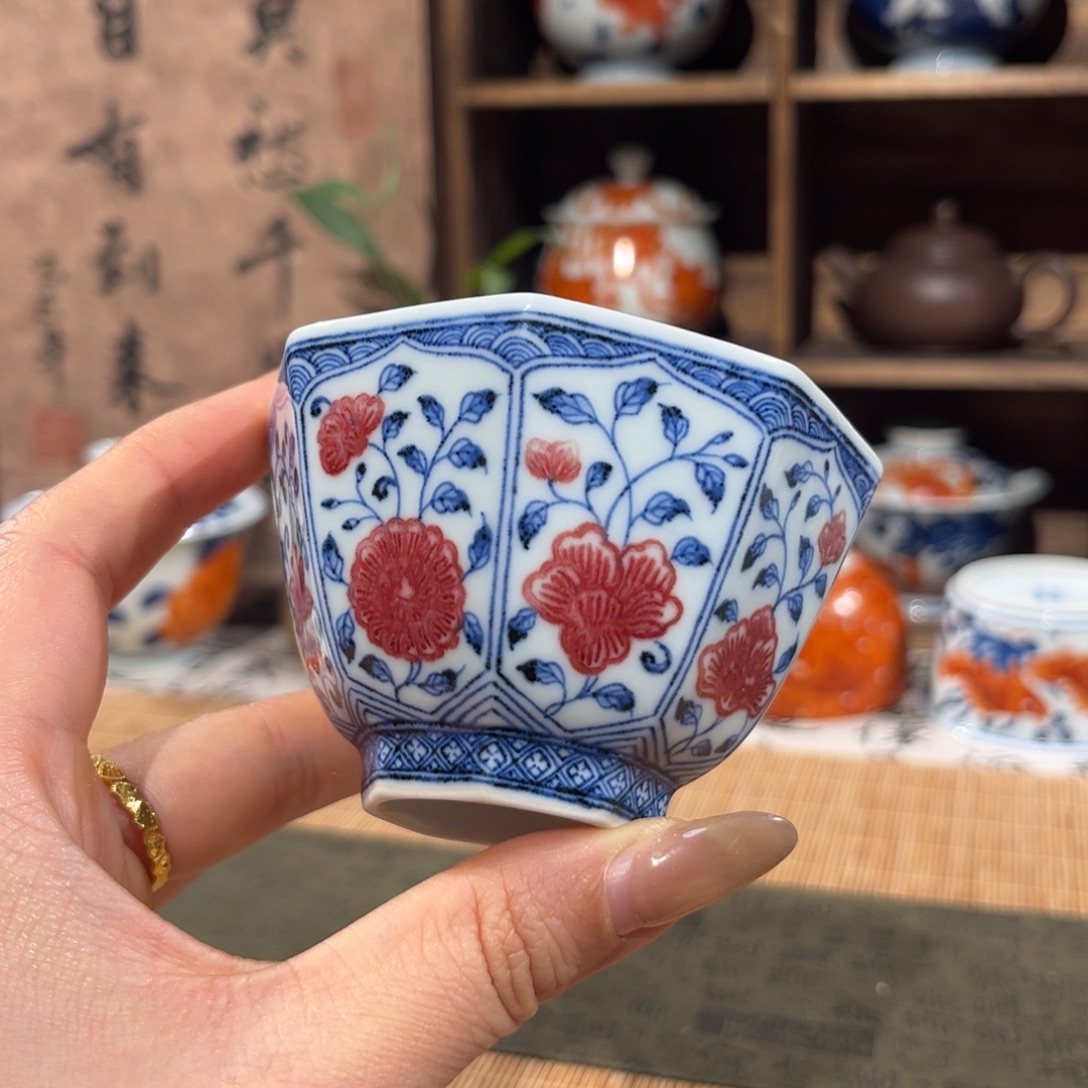 陶杯子景德镇陶瓷主人杯