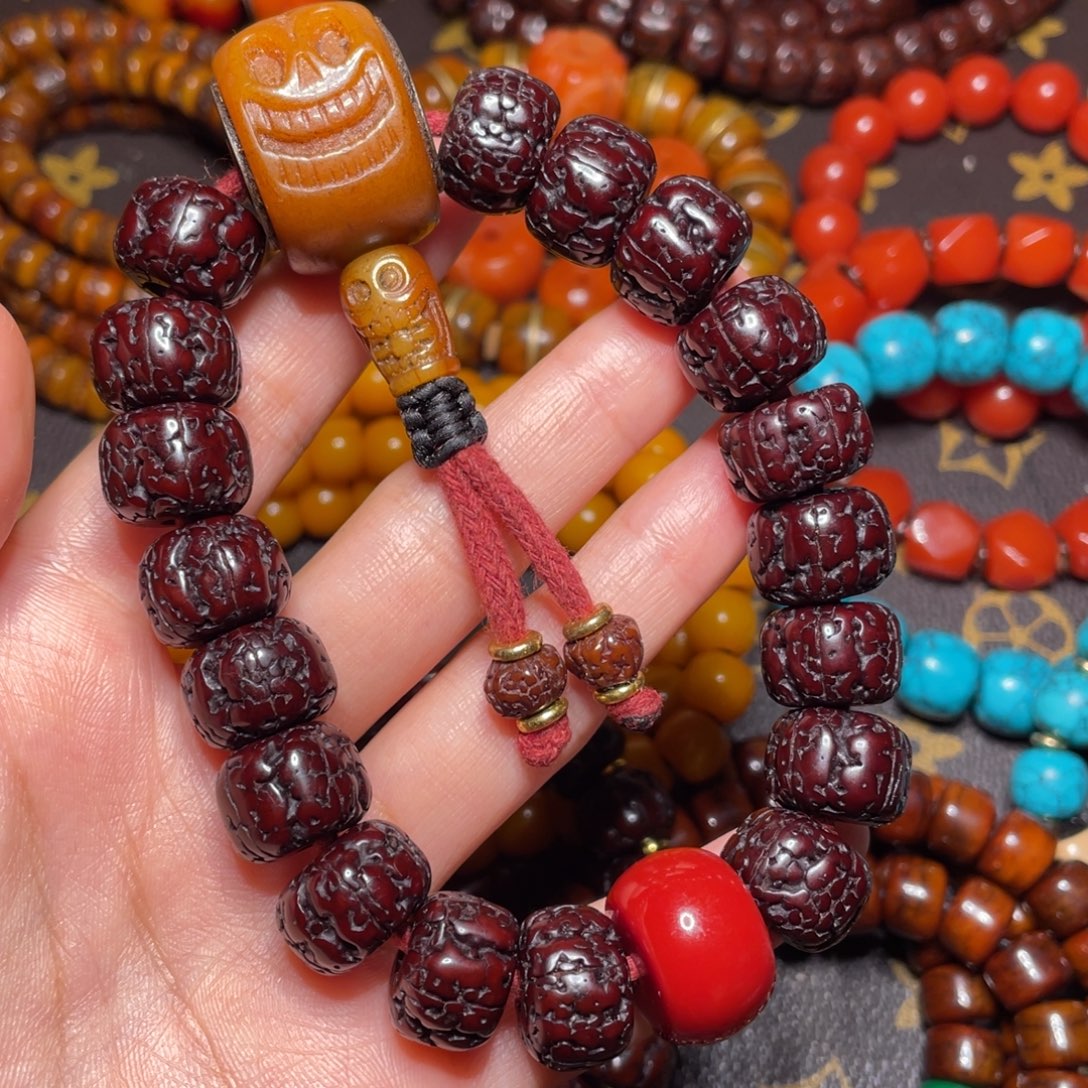 小****藏传文玩手串手链