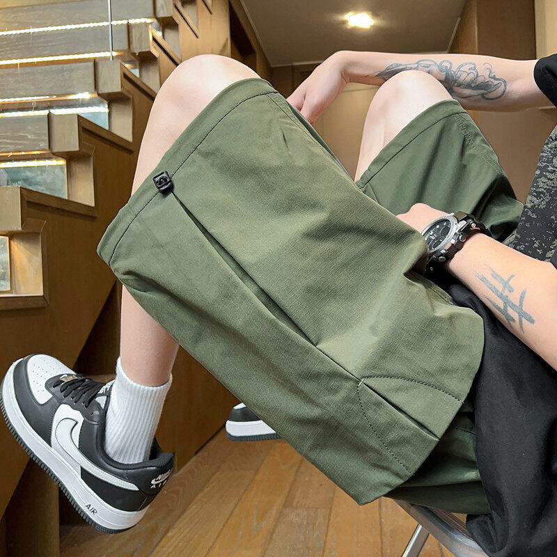 2025夏季潮牌运动五分裤男士休闲百搭宽松直筒青少年短裤LBK2512