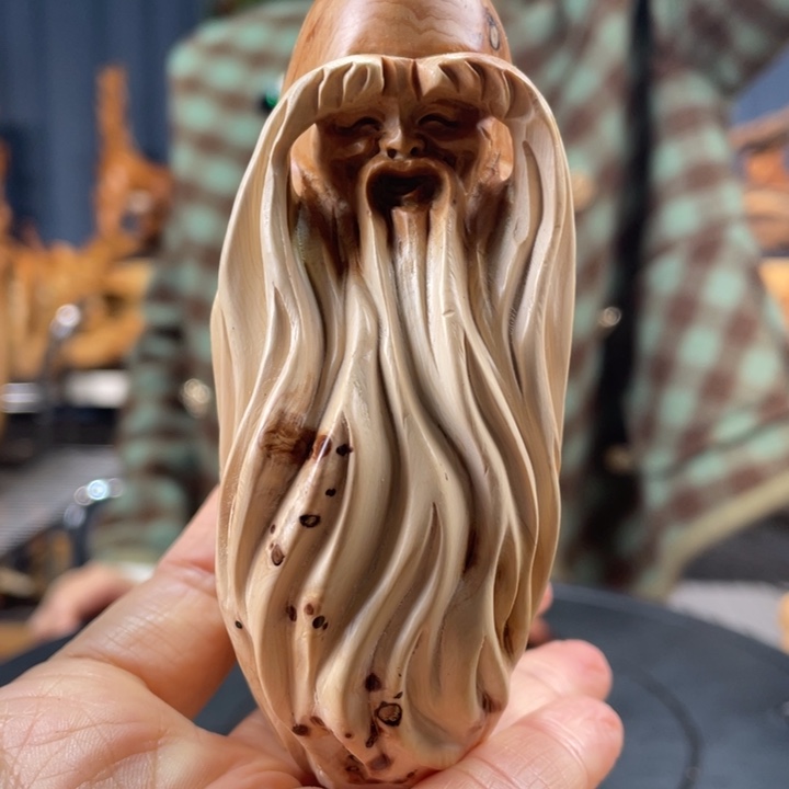 柏木（崖柏）手把件