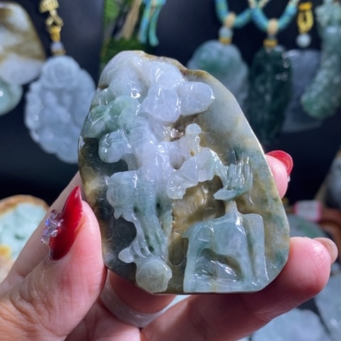 【闪购商品】颈饰未镶嵌翡翠鹿