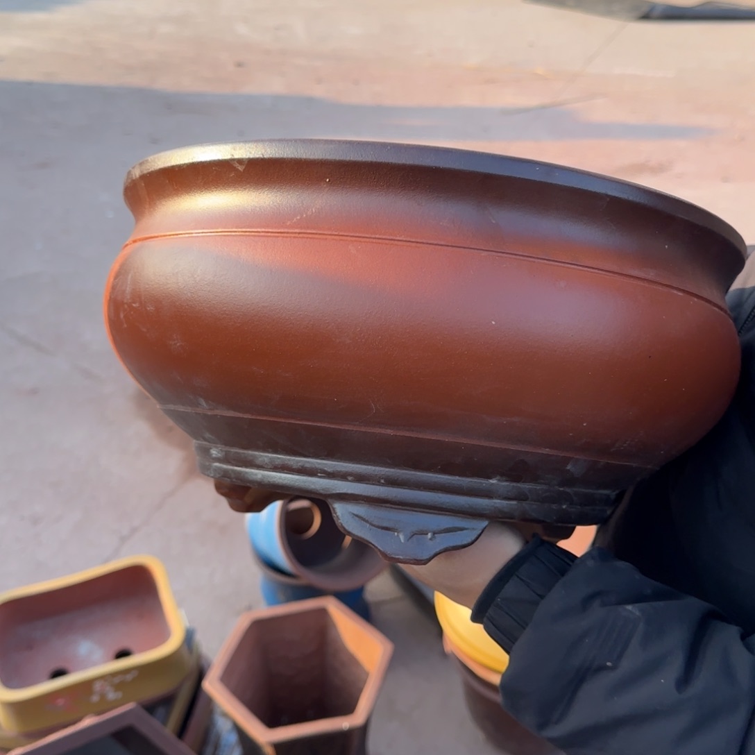 紫砂花盆口径30.15口径