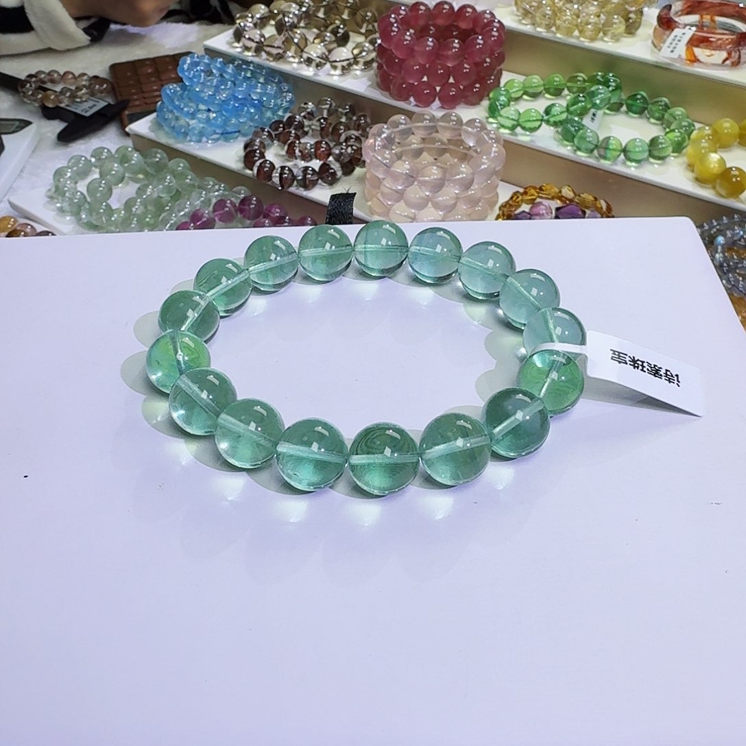 水晶手链未镶嵌若*绿莹石13