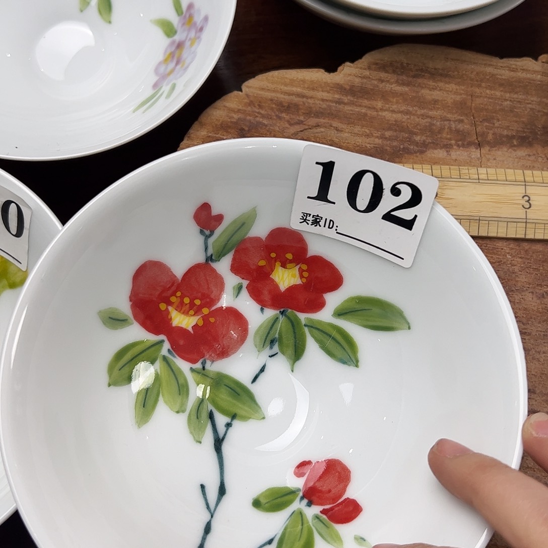 瓷片景德镇陶瓷手工手绘制作