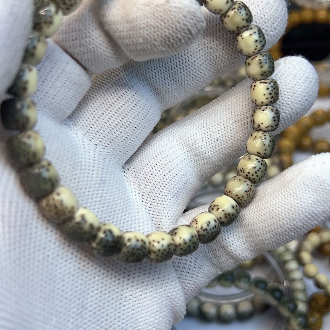 星月菩提手串绿背河豚8✖️7