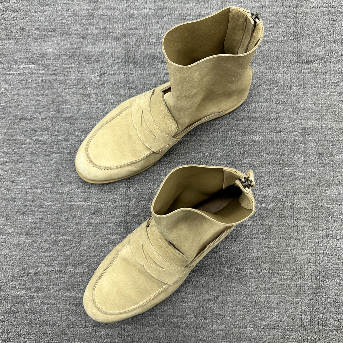 99新 LOEWE/罗意威 43 Loewe 翻毛皮短靴 99新