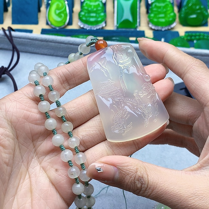 玛瑙/玉髓吊坠未镶嵌