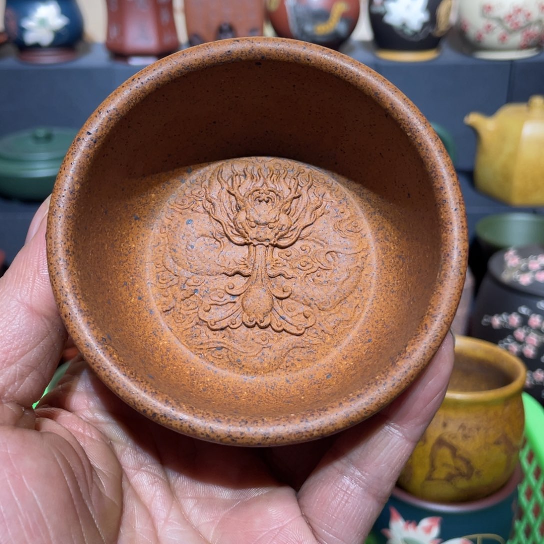 原矿紫砂手工主人杯