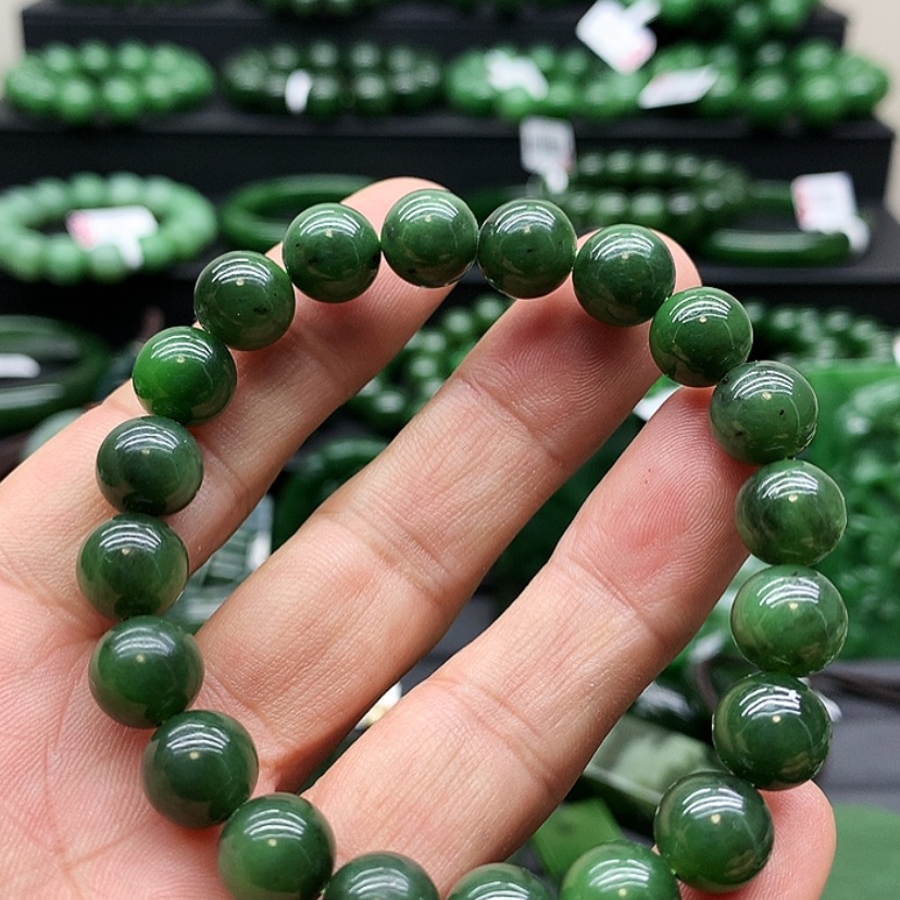 【闪购商品】和田玉（碧玉）手链未镶嵌