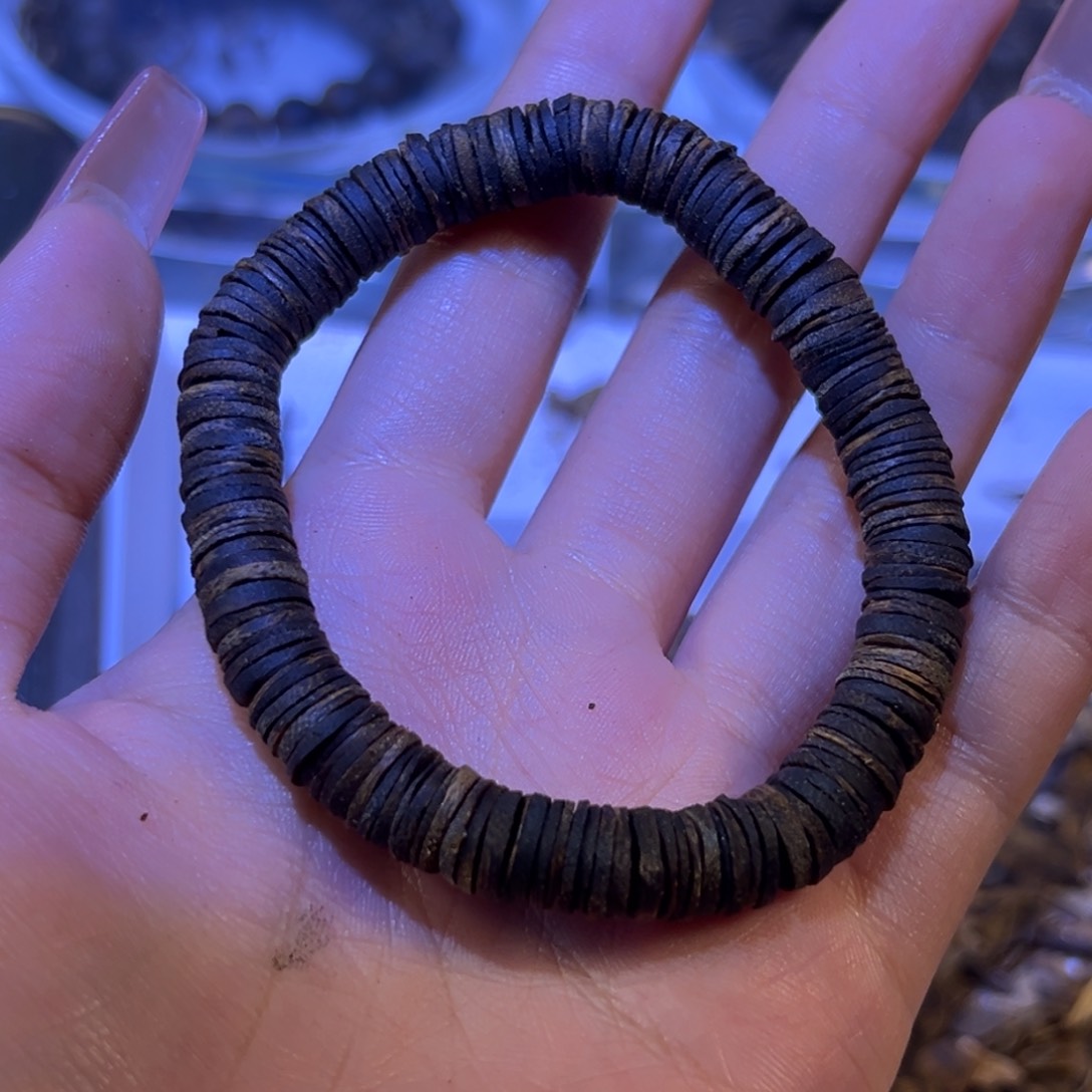 沉香手串李*a奇楠沉香单圈手串11克老料白奇