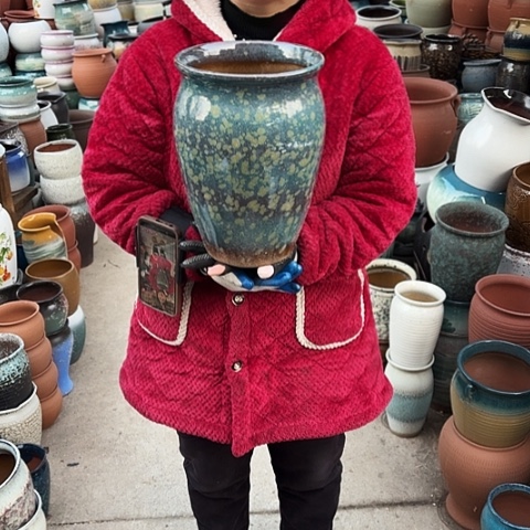 口20高29瑕疵盆子。