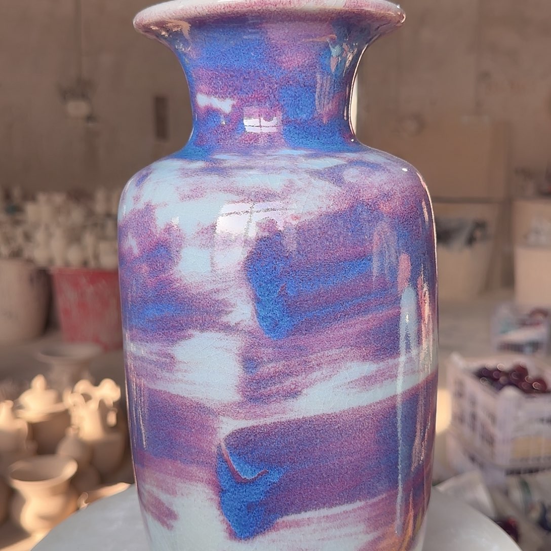 陶摆件郑家钧窑摆件