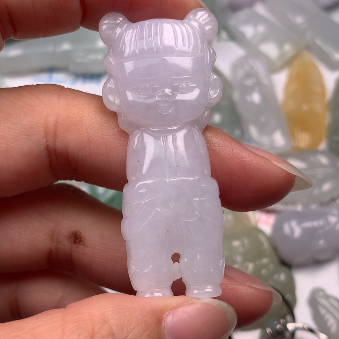 翡翠未镶嵌颈饰翡翠