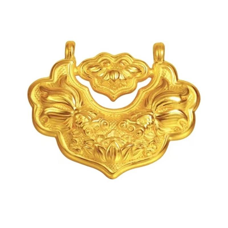 无品牌#周大生锦鲤锁 到手愿一切得偿锁愿