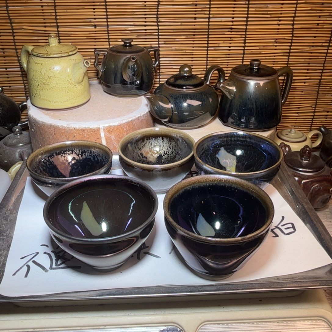 灵***感茶盏建窑建盏 微瑕作品