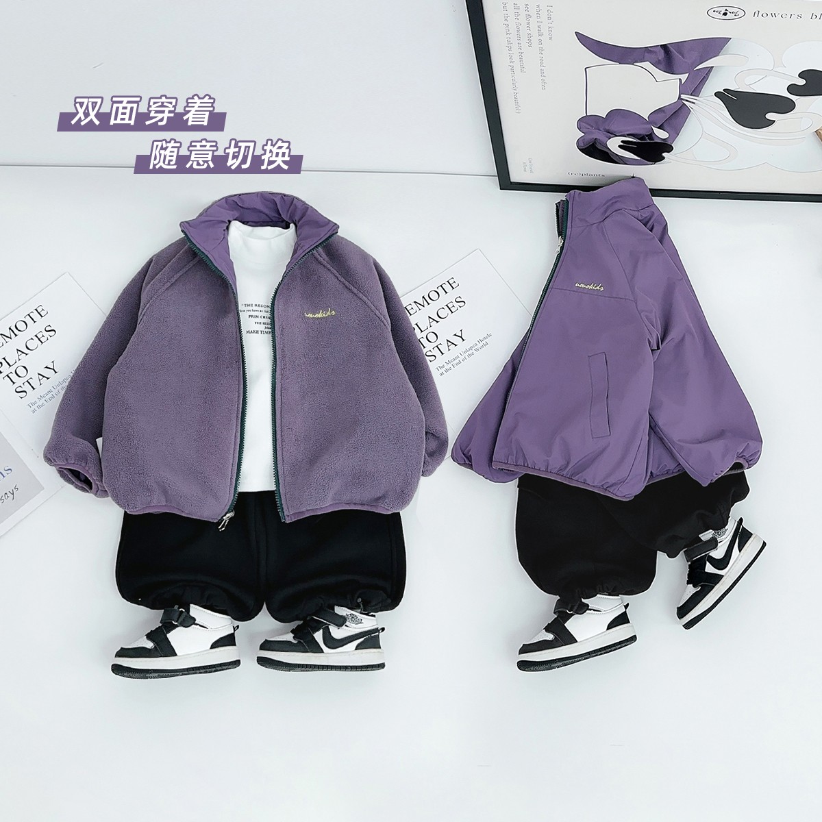 男童加厚外套2025新款秋冬装儿童上衣宝宝潮 YL25001悠悠童话童装