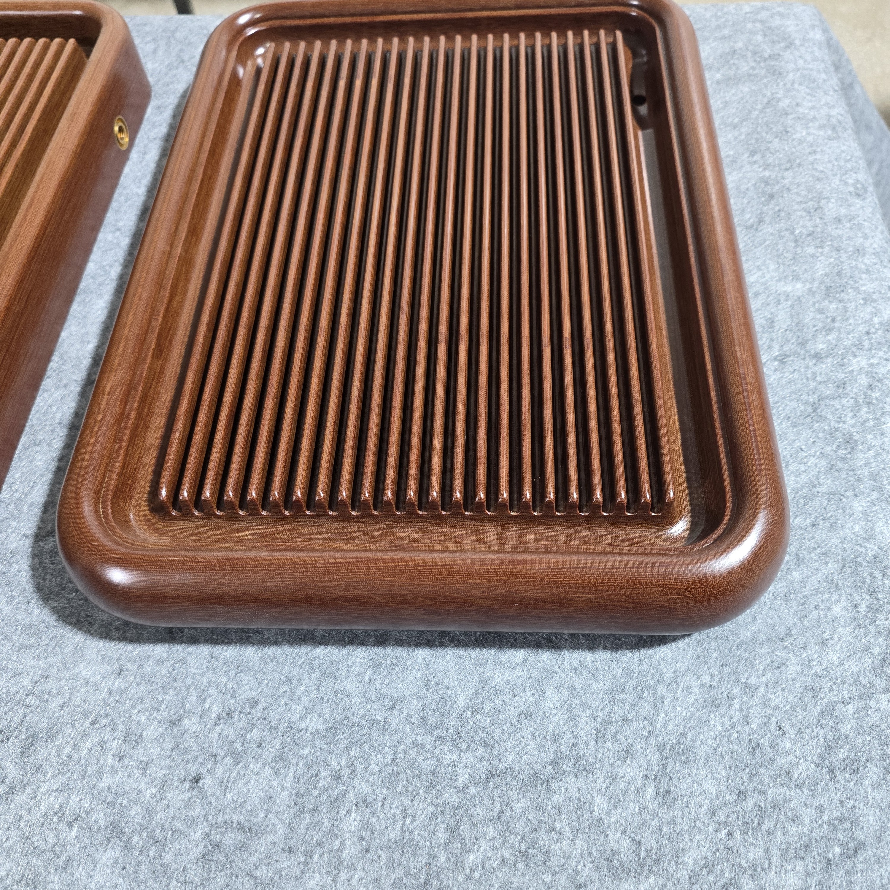 博观40×30×5电木茶盘小型排水整块家用客厅办公室茶台