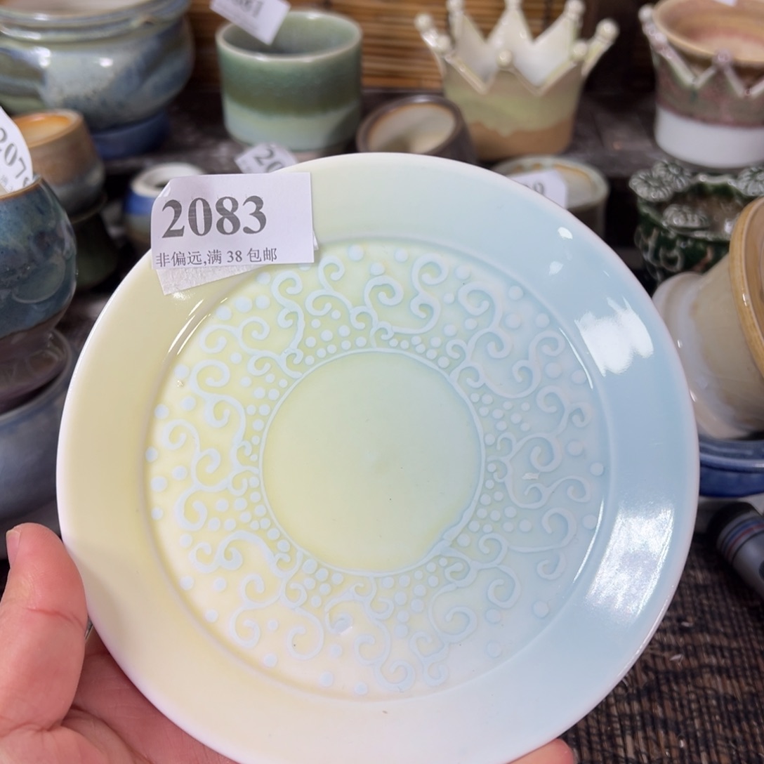 红陶景德镇手工花盆