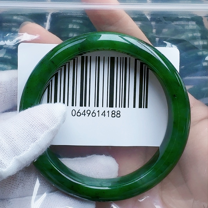 和田玉（碧玉）手镯未镶嵌62