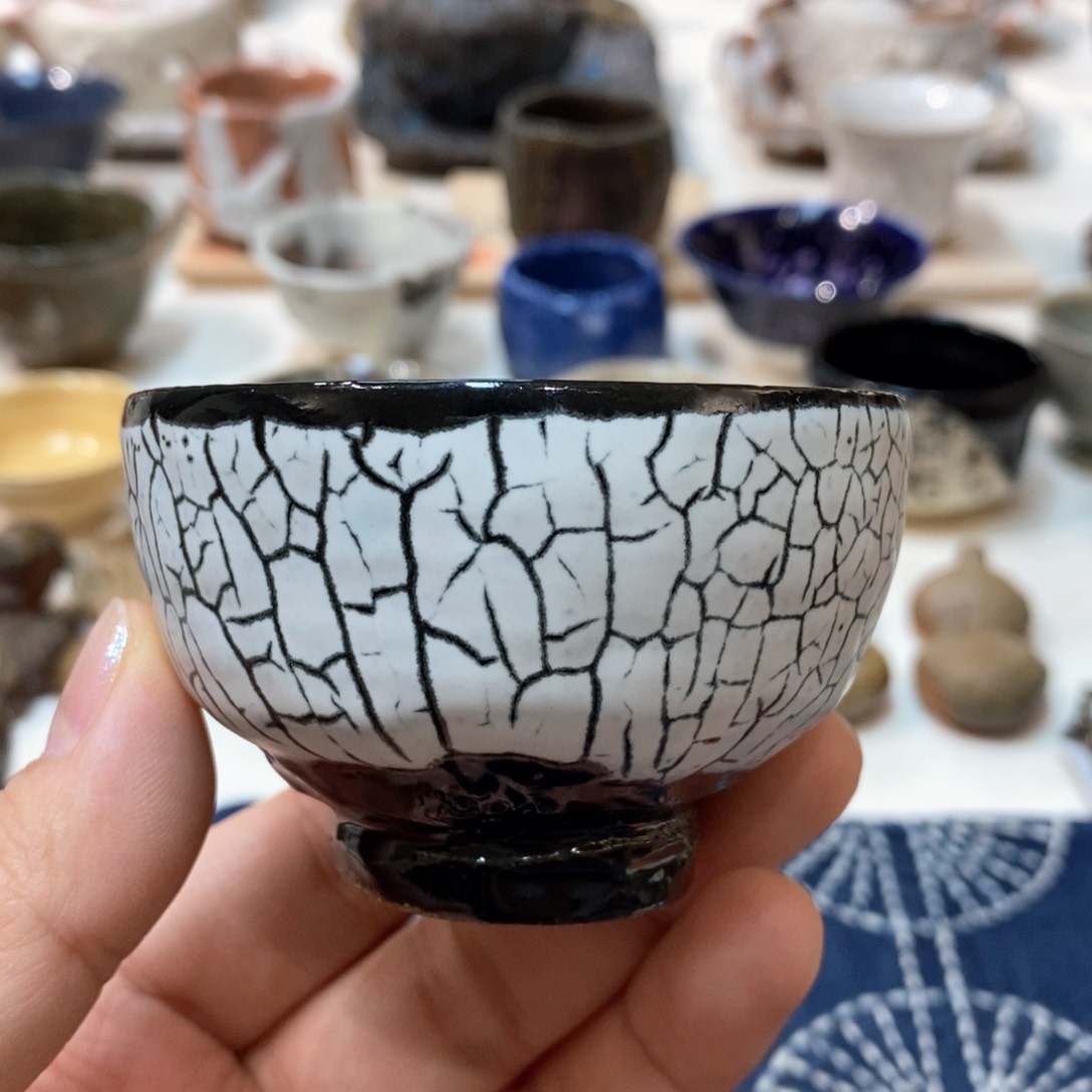 柴烧侘寂粗陶茶具