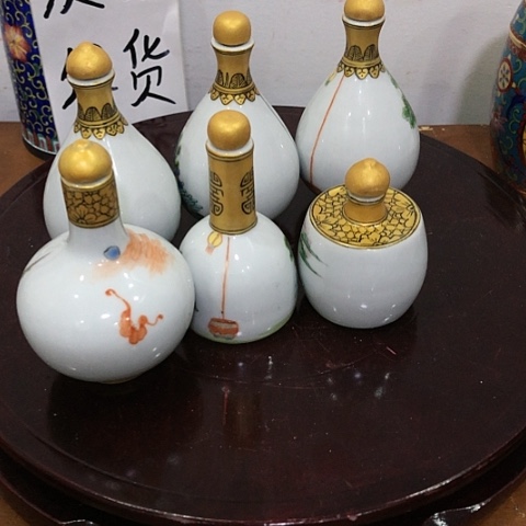 【闪购商品】瓶陶瓷陶瓷艺术品陶瓷艺术手工手绘创意陶瓷
