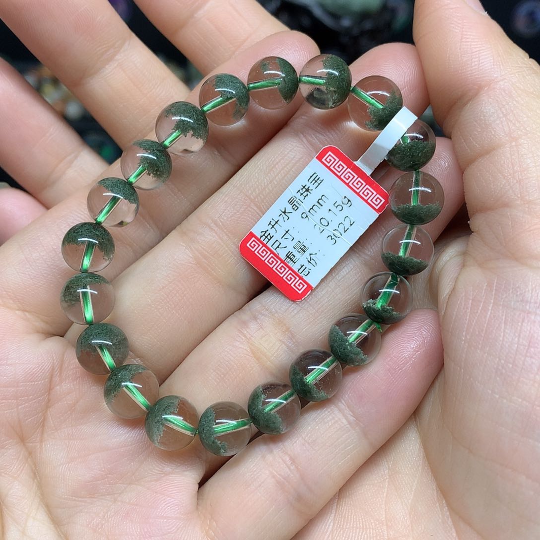 水晶手串未镶嵌天然水晶