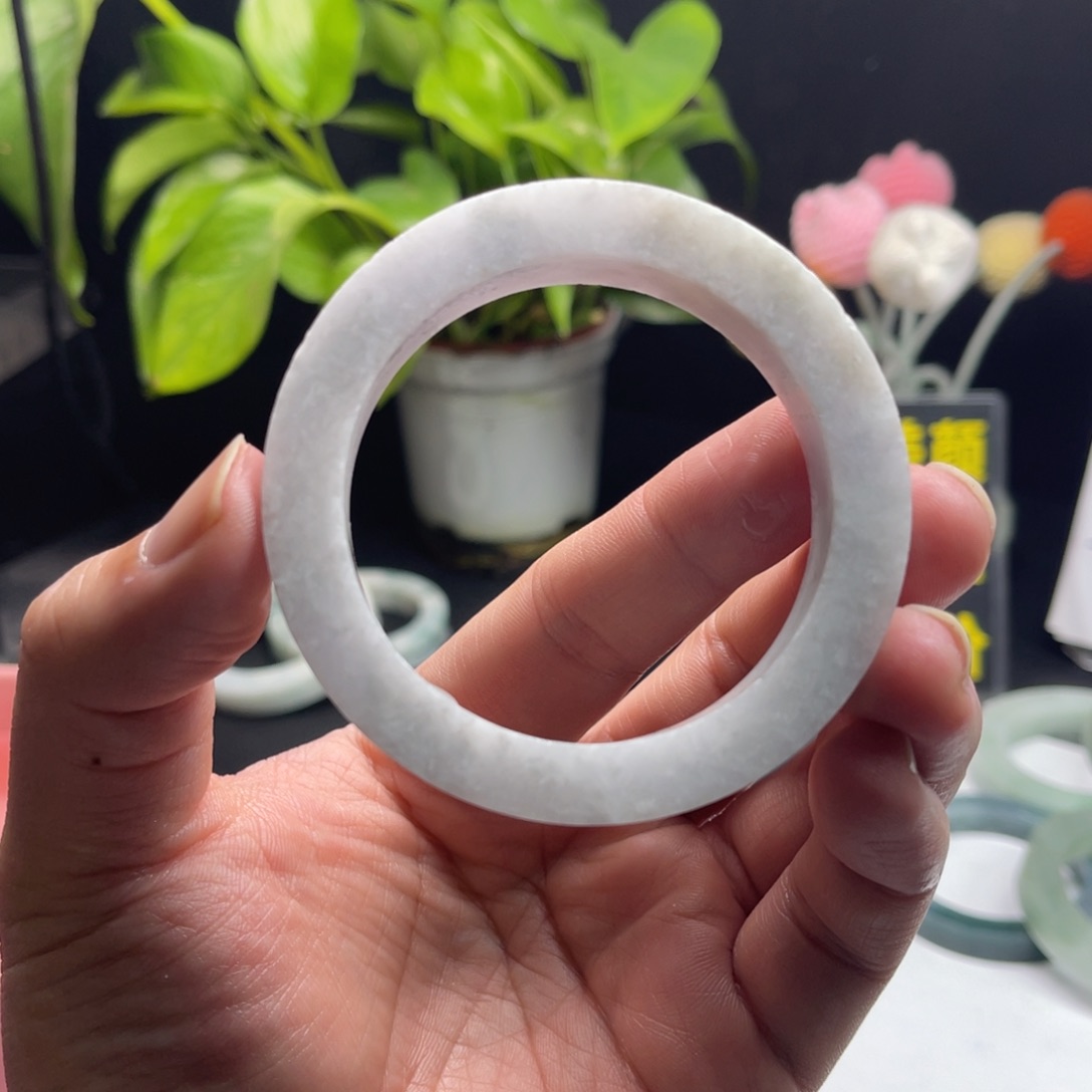 【闪购商品】定制翡翠手镯57-60未镶嵌