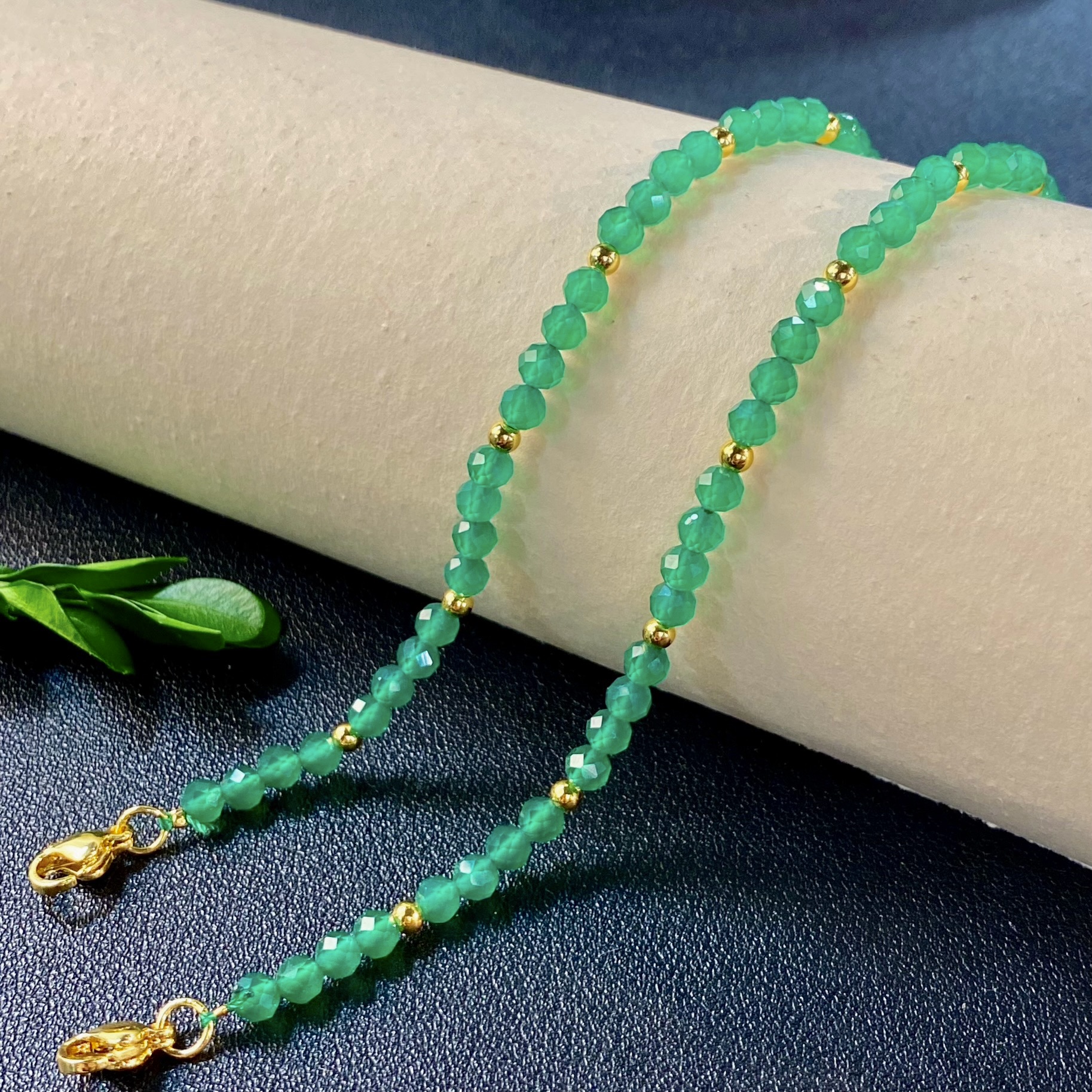 【陌玉精选】小清新高定款冰种时尚气质百搭设计款珠珠手链 多样性