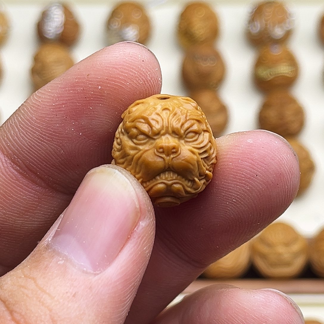 猴头核桃吊坠狗王1617