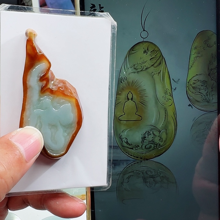 定制翡翠未镶嵌翡翠首饰